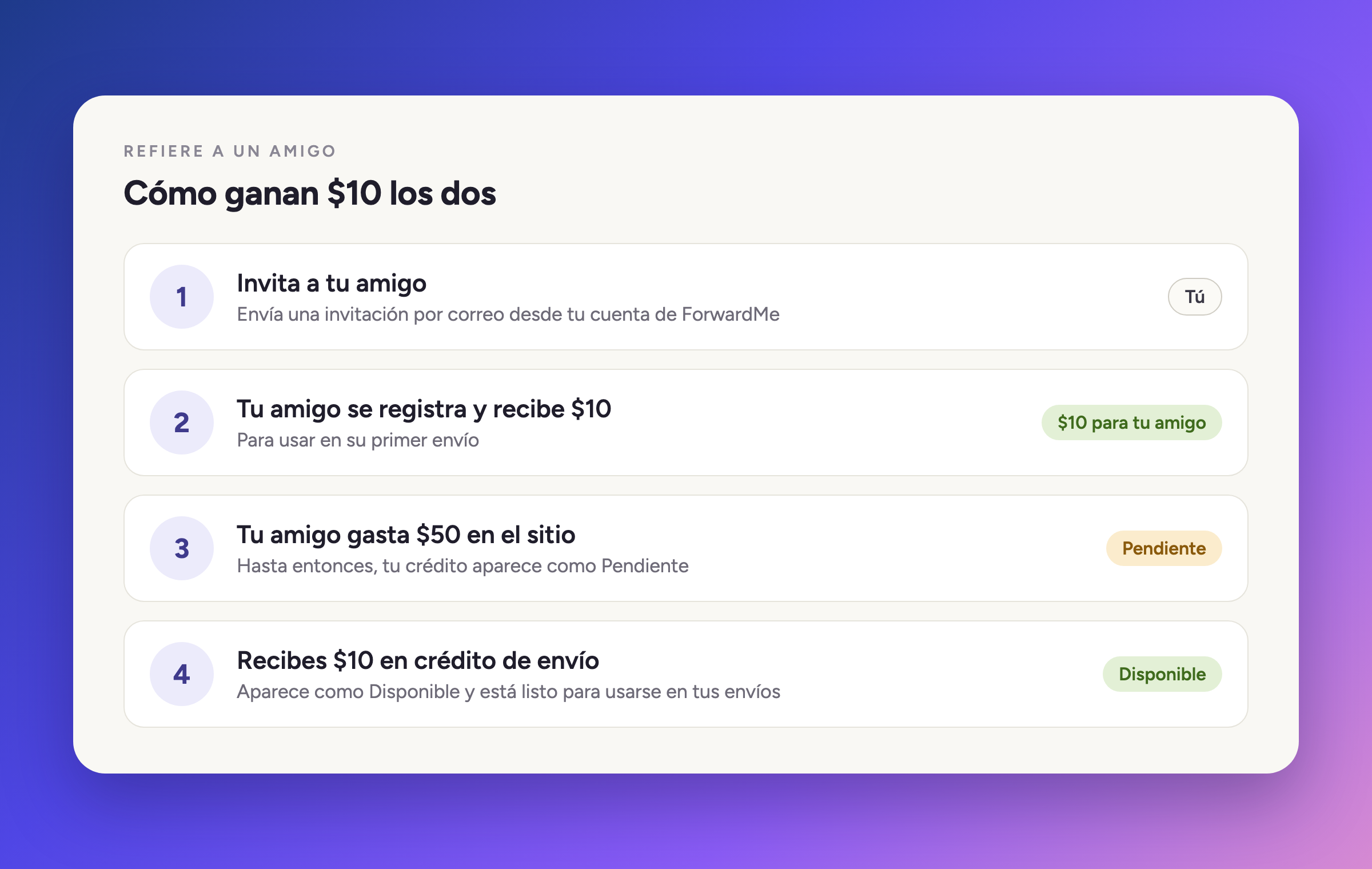 Cómo ganan $10 ambos